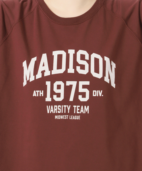 JOURNAL STANDARD relume（ジャーナルスタンダード　レリューム）の「ラグランスリーブカレッジロングスリーブTEE（Tシャツ/カットソー・レディース・ホワイト×ホワイト/チョコ/ボルドー/ブラックミックス・FREE）」の18枚目の写真