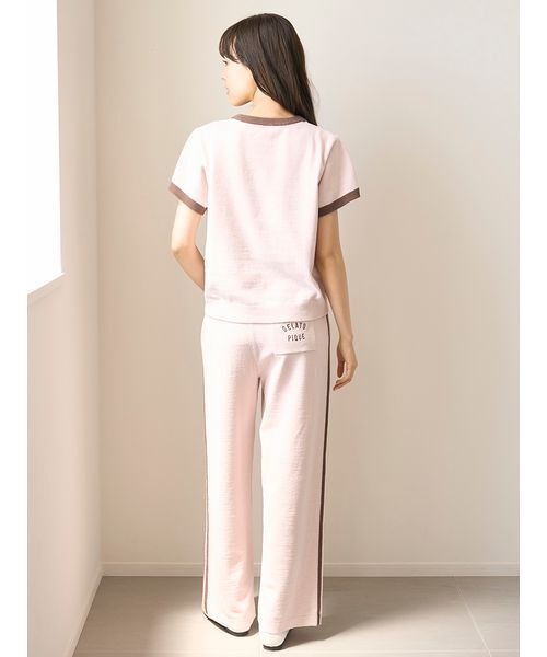 エアリーモコラインロングパンツ（ルームウェア/パジャマ