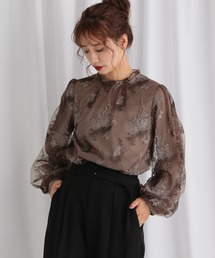 mysty woman | フローラルブラウス 581501(シャツ/ブラウス)