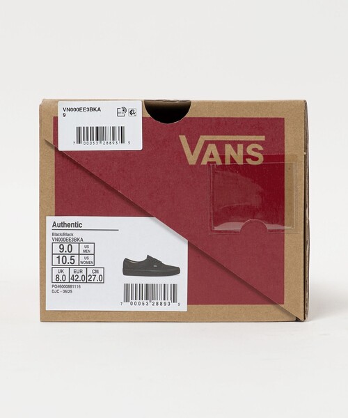 Steven Alan(スティーブンアラン)の「<VANS> AUTHENTIC B/B/スニーカー(スニーカー・メンズ・ブラック・10/8/8h/9/9h)」の11枚目の写真
