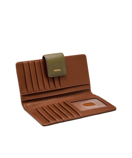 FOSSIL（フォッシル）の「フォッシル クラッチバッグ レディース レザー グリーン  SL7830316（財布・レディース・グリーン・FREE）」の2枚目の写真