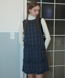 Birthday room | チェックノースリーブミディ丈ワンピース/check midi one-piece(ワンピース)