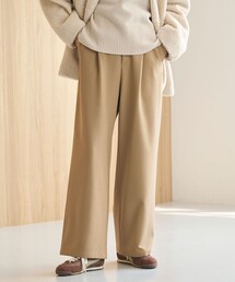 新品　未使用タグ付き　グリーンレーベルリラクシング ベージュ　パンツセットアップ green label relaxing｜グリーンレーベル リラクシングのパンツ