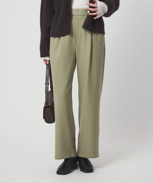 green label relaxing（グリーンレーベルリラクシング）の「［size SHORT/TALLあり］オルマイ ウラキモウ ワイド パンツ（その他パンツ・レディース・オフホワイト/ブラック/その他2/その他1/モカ/ベージュ/オリーブ・TALL/44/42/40/38/36/34/SHORT）」の11枚目の写真