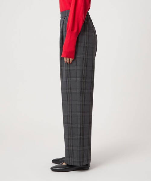 green label relaxing（グリーンレーベルリラクシング）の「［size SHORT/TALLあり］オルマイ ウラキモウ ワイド パンツ（その他パンツ・レディース・オフホワイト/ブラック/その他2/その他1/モカ/ベージュ/オリーブ・TALL/44/42/40/38/36/34/SHORT）」の19枚目の写真