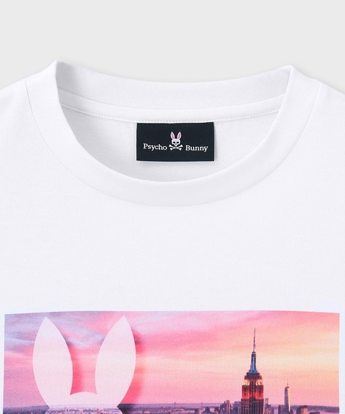 Psycho Bunny(サイコバニー)の「フォトプリント ロングスリーブTシャツ(Tシャツ/カットソー・メンズ・ホワイト/ブラック・SMALL/MEDIUM/LARGE/X-LARGE)」の8枚目の写真