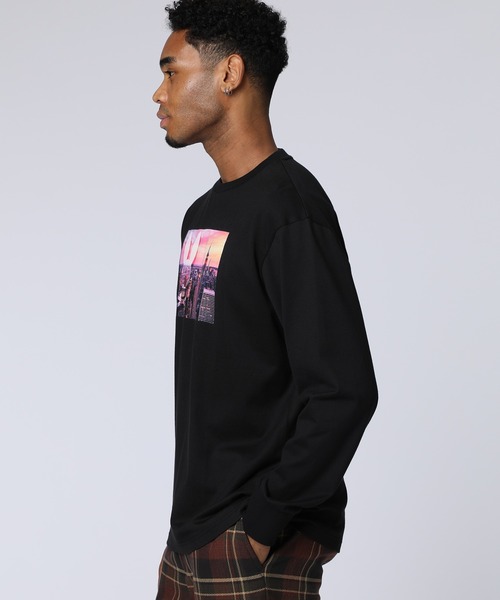 Psycho Bunny(サイコバニー)の「フォトプリント ロングスリーブTシャツ(Tシャツ/カットソー・メンズ・ホワイト/ブラック・SMALL/MEDIUM/LARGE/X-LARGE)」の11枚目の写真