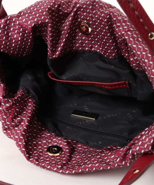 SAC'S BARJean（サックスバージーン）の「【VISONA/ヴィソナ】 HAND BAG（ハンドバッグ・レディース・ブルー/ベージュ系その他/グレイッシュベージュ/レッド/ブラック/スカイブルー・FREE）」の10枚目の写真