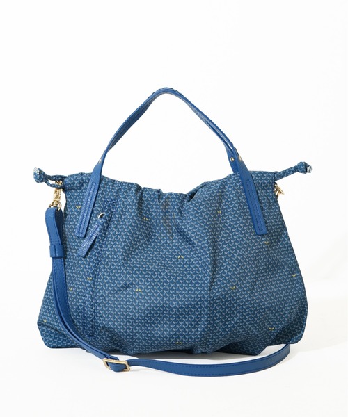 SAC'S BARJean（サックスバージーン）の「【VISONA/ヴィソナ】 HAND BAG（ハンドバッグ・レディース・ブルー/ベージュ系その他/グレイッシュベージュ/レッド/ブラック/スカイブルー・FREE）」の4枚目の写真