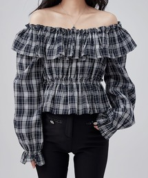 チェック柄 長袖 オフショルダー」に該当するファッション通販 - ZOZOTOWN