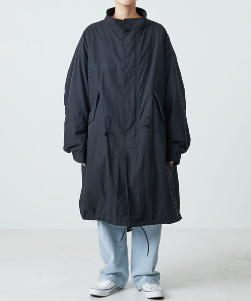 フリークスストア M65 キルトライナー付 モッズコート ブラック フリーサイズ 限定展開 M65 ライナー モッズ セット コート （3WAY・モッズコート