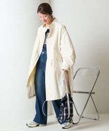 ISSUETHINGS type45 モッズコート ホワイト ISSUETHINGS / イシューシングス | type49 cotton cardigan