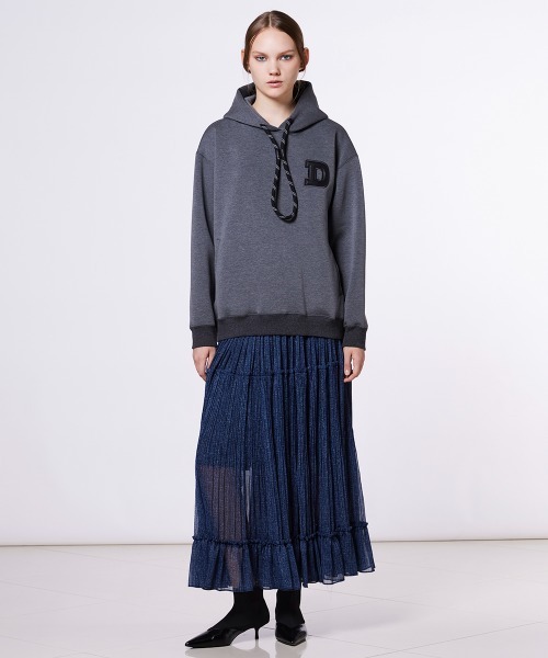 DOUBLE STANDARD CLOTHING(ダブルスタンダードクロージング)の「デニムプリントシフォンスカート(スカート・レディース・ブルー・36/38)」の5枚目の写真