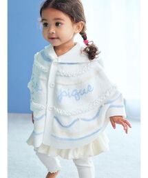 【BABY】エアリーモココホイップケーキポンチョ