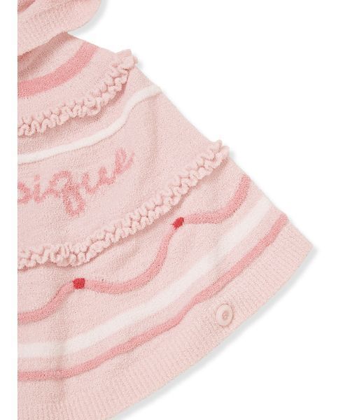 gelato pique（ジェラートピケ）の「【BABY】エアリーモココホイップケーキポンチョ（その他ベビーウェア・キッズ・オフホワイト/ピンク・80）」の16枚目の写真