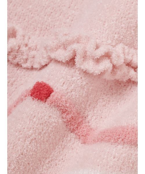 gelato pique（ジェラートピケ）の「【BABY】エアリーモココホイップケーキポンチョ（その他ベビーウェア・キッズ・オフホワイト/ピンク・80）」の17枚目の写真