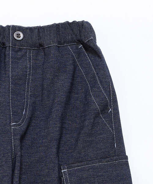 COMME CA ISM（コムサイズム）の「デニムライクストレッチジョガーパンツ（デニムパンツ・キッズ・ネイビー・100cm/110cm/120cm/130cm/140cm/150cm）」の8枚目の写真