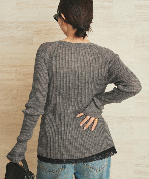 RIB BUTTON カーディガン（カーディガン/ボレロ）｜Plage（プラージュ