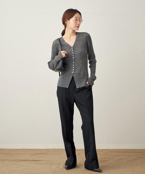 RIB BUTTON カーディガン（カーディガン/ボレロ）｜Plage（プラージュ