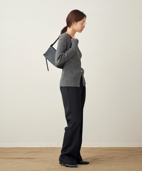 値下げ可　RIB BUTTON カーディガン　Plage プラージュ　新品 RIB BUTTON カーディガン（カーディガン）｜Plage（プラージュ