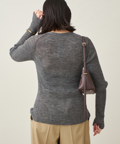 セール】RIB BUTTON カーディガン（カーディガン/ボレロ）｜Plage