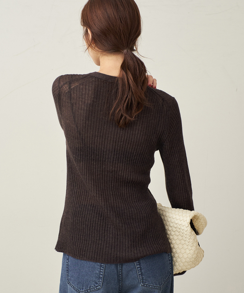 RIB BUTTON カーディガン（カーディガン/ボレロ）｜Plage（プラージュ