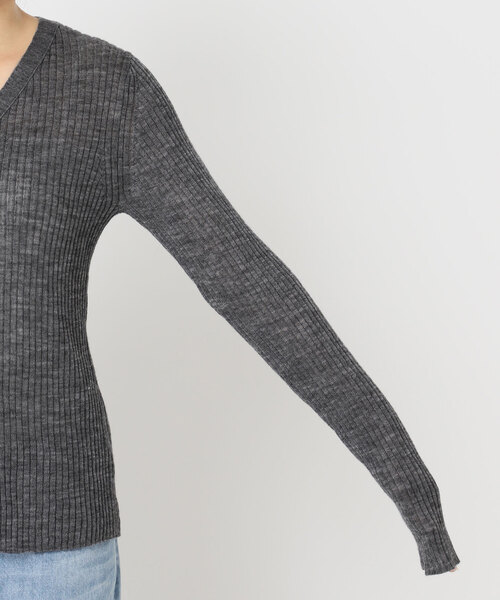 セール】RIB BUTTON カーディガン（カーディガン/ボレロ）｜Plage