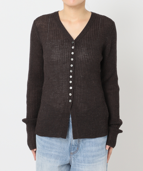 RIB BUTTON カーディガン（カーディガン/ボレロ）｜Plage（プラージュ