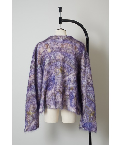 SHINYAKOZUKA（シンヤコヅカ）の「DIVE INTO KNITTED FEAST（ニット/セーター・メンズ・パープル系・MEDIUM/LARGE）」の2枚目の写真