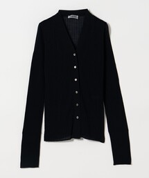 【新品!!】ユナイテッドアローズ Vネックニット カーディガン ブルー M 冬■ BEAUTY&YOUTH UNITED ARROWS（ビューティーアンドユース