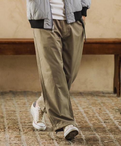 セール】mp14145- Belted Easy Pants イージーパンツ(NF-252-WR021