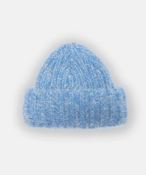 SANSeLF(サンセルフ)の「【SANSeLF】 シャギーニットキャップ ボリュームフォルム ルーズフィット saa25a088(ニットキャップ/ビーニー・レディース・グレー/ブルー/ブラウン・FREE)」の13枚目の写真