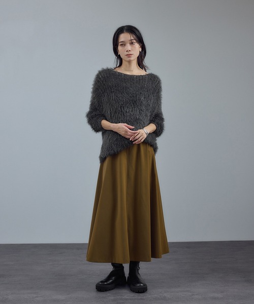 シアーシャギーニットプルオーバー（ニット/セーター）｜SALON adam et