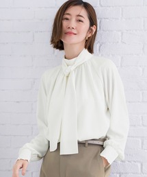 AOYAMA | ＜WEB限定＞通勤にも特別な日にも、着回し抜群！2WAYハイネックボウタイブラウス(シャツ/ブラウス)