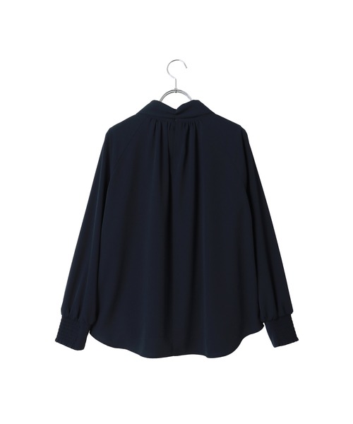 Theory セオリー　シルクボウタイブラウス　ブラック　シルク100% Theory セオリー シルクボウタイブラウス ブラック シルク100%