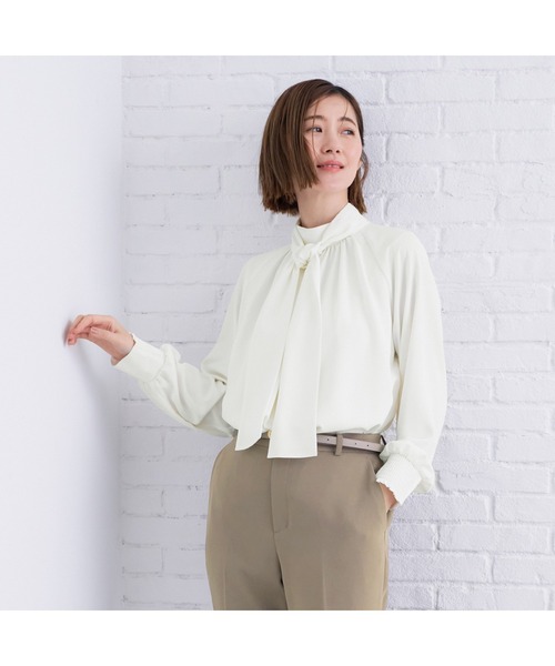 【Moomin】2WAYタイブラウス(ホワイト) Moomin】2WAYタイブラウス(ホワイト) Moomin】2WAYタイブラウス