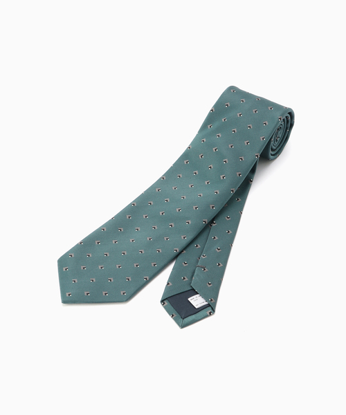 EDIFICE（エディフィス）の「AX ジオメトリックコモンタイ（ネクタイ・メンズ・ネイビー/グリーン・FREE）」の7枚目の写真