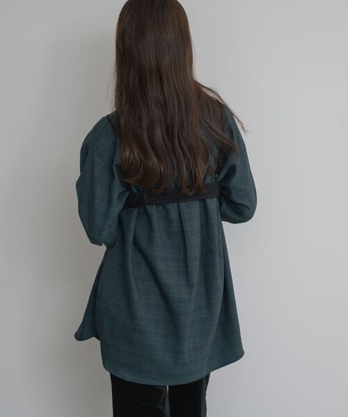 kivi（キヴィ）の「オーバーサイズチェックシャツ（シャツ/ブラウス・レディース・グレー系その他2/グリーン系その他2・FREE）」の6枚目の写真
