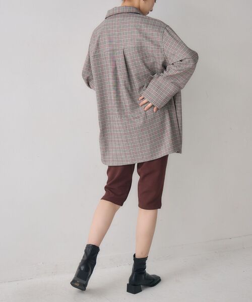 kivi（キヴィ）の「オーバーサイズチェックシャツ（シャツ/ブラウス・レディース・グレー系その他2/グリーン系その他2・FREE）」の20枚目の写真