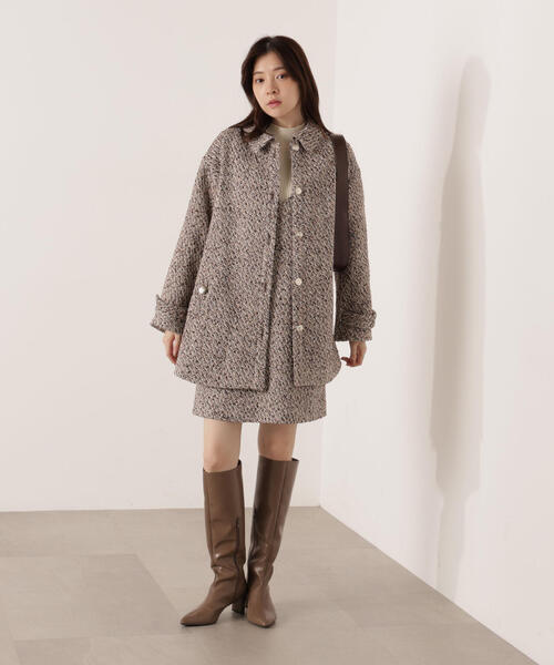 美品 THE GIGI XL相当 テーラードジャケット 凹凸 ツイード 麻×絹 楽天市場】【70%OFFセール】国内正規品 THE GIGI ザ・ジジ 6B ダブル