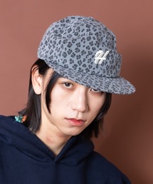 an meets zakka（アンミツザッカ）の「an meets zakka レトロレオパードウォッシュドコットンワンポイント刺繍6パネルキャップ（キャップ）」