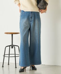 サイドフリンジデニムパンツ