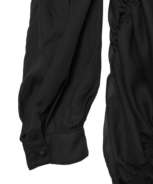 rokh（ロク）の「rokh PUFF SLEEVE BLOUSE  R0CA296（シャツ/ブラウス・レディース・ブラック・34）」の5枚目の写真