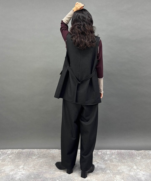 NICOLE white（ニコルホワイト）の「【セットアップ対応】パンツ（その他パンツ・レディース・ブラック・FREE）」の8枚目の写真