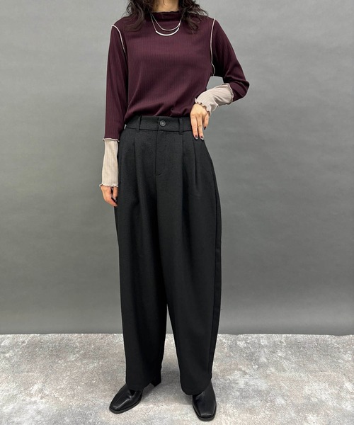 NICOLE white（ニコルホワイト）の「【セットアップ対応】パンツ（その他パンツ・レディース・ブラック・FREE）」の10枚目の写真