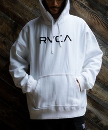 RVCA | RVCA メンズ BIG RVCA FADE HD パーカー 【2025年秋冬モデル】 @autumn/ルーカロゴプルオーバーパーカー・フーディー(パーカー)