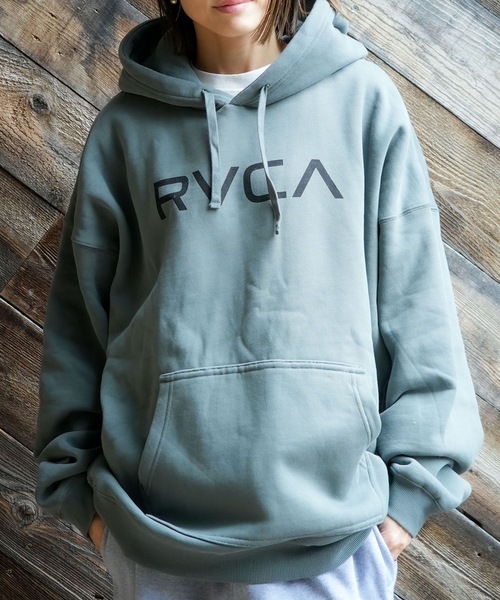 RVCA（ルーカ）の「RVCA メンズ BIG RVCA FADE HD パーカー 【2025年秋冬モデル】 @autumn/ルーカロゴプルオーバーパーカー・フーディー（パーカー・メンズ・ブラック/ヘザーグレー/チャコール/ホワイト系その他/ホワイト・SMALL/MEDIUM/LARGE/X-LARGE）」の5枚目の写真