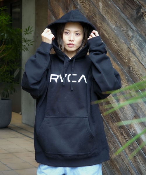 RVCA（ルーカ）の「RVCA メンズ BIG RVCA FADE HD パーカー 【2025年秋冬モデル】 @autumn/ルーカロゴプルオーバーパーカー・フーディー（パーカー・メンズ・ブラック/ヘザーグレー/チャコール/ホワイト系その他/ホワイト・SMALL/MEDIUM/LARGE/X-LARGE）」の14枚目の写真