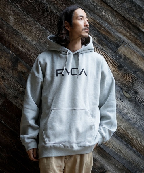 RVCA（ルーカ）の「RVCA メンズ BIG RVCA FADE HD パーカー 【2025年秋冬モデル】 @autumn/ルーカロゴプルオーバーパーカー・フーディー（パーカー・メンズ・ブラック/ヘザーグレー/チャコール/ホワイト系その他/ホワイト・SMALL/MEDIUM/LARGE/X-LARGE）」の19枚目の写真