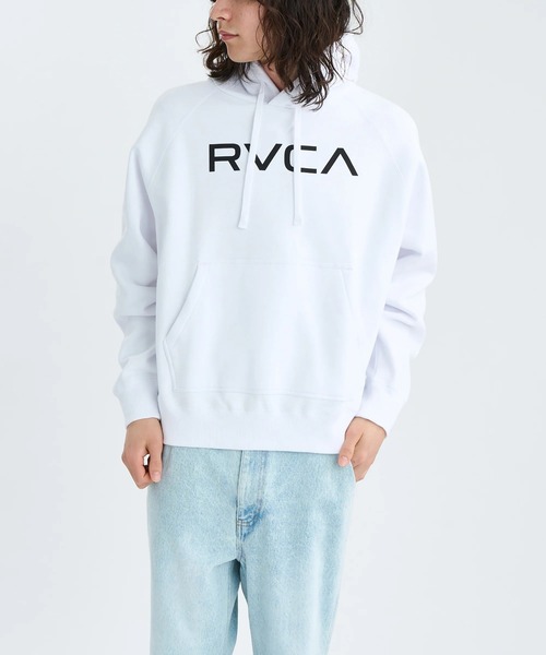 RVCA（ルーカ）の「RVCA メンズ BIG RVCA FADE HD パーカー 【2025年秋冬モデル】 @autumn/ルーカロゴプルオーバーパーカー・フーディー（パーカー・メンズ・ブラック/ヘザーグレー/チャコール/ホワイト系その他/ホワイト・SMALL/MEDIUM/LARGE/X-LARGE）」の10枚目の写真
